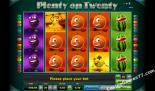 automaty zdarma Plenty on twenty Gaminator